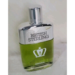 British Sterling Original Cologne Splash 3.8 oz 112 ml Men No Box Rare Formula